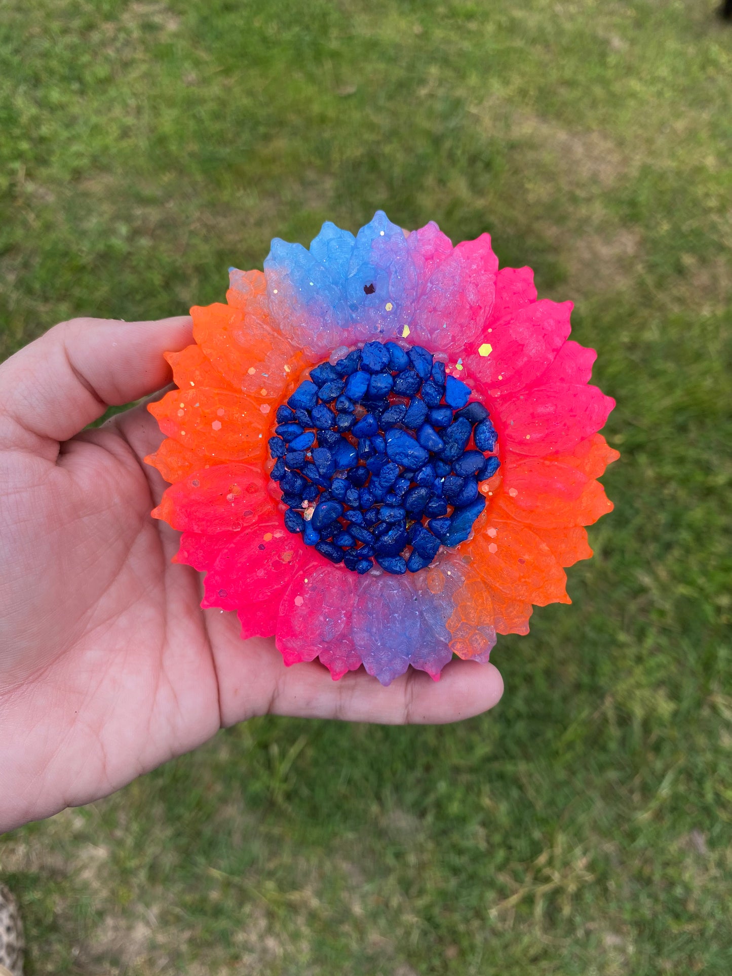 Stone Sunflower Freshie