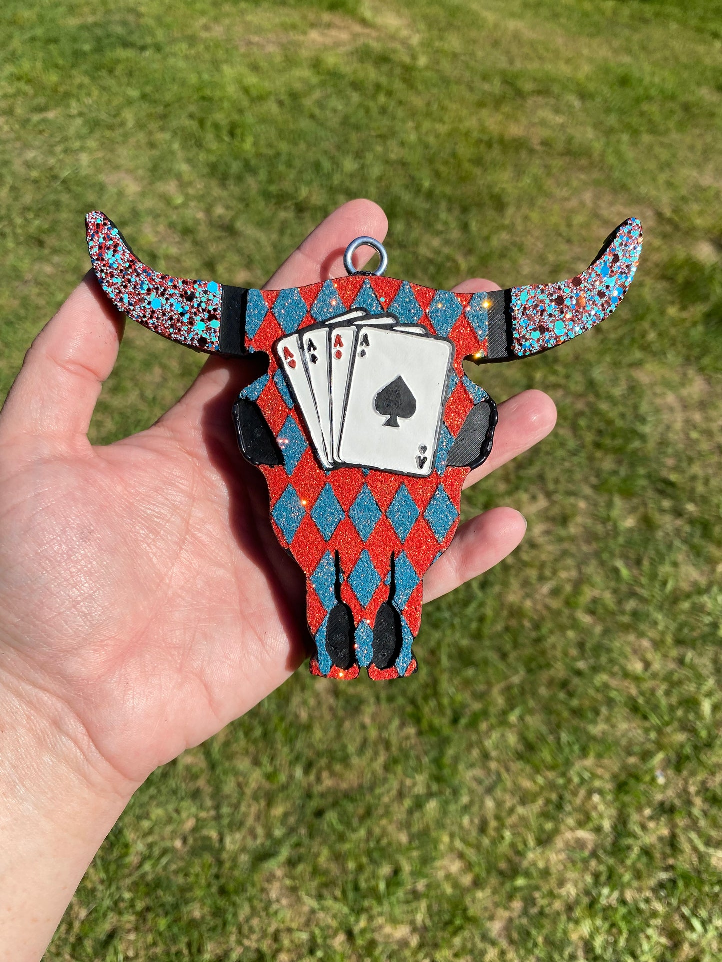 Playing Card Aztec Bull Freshie
