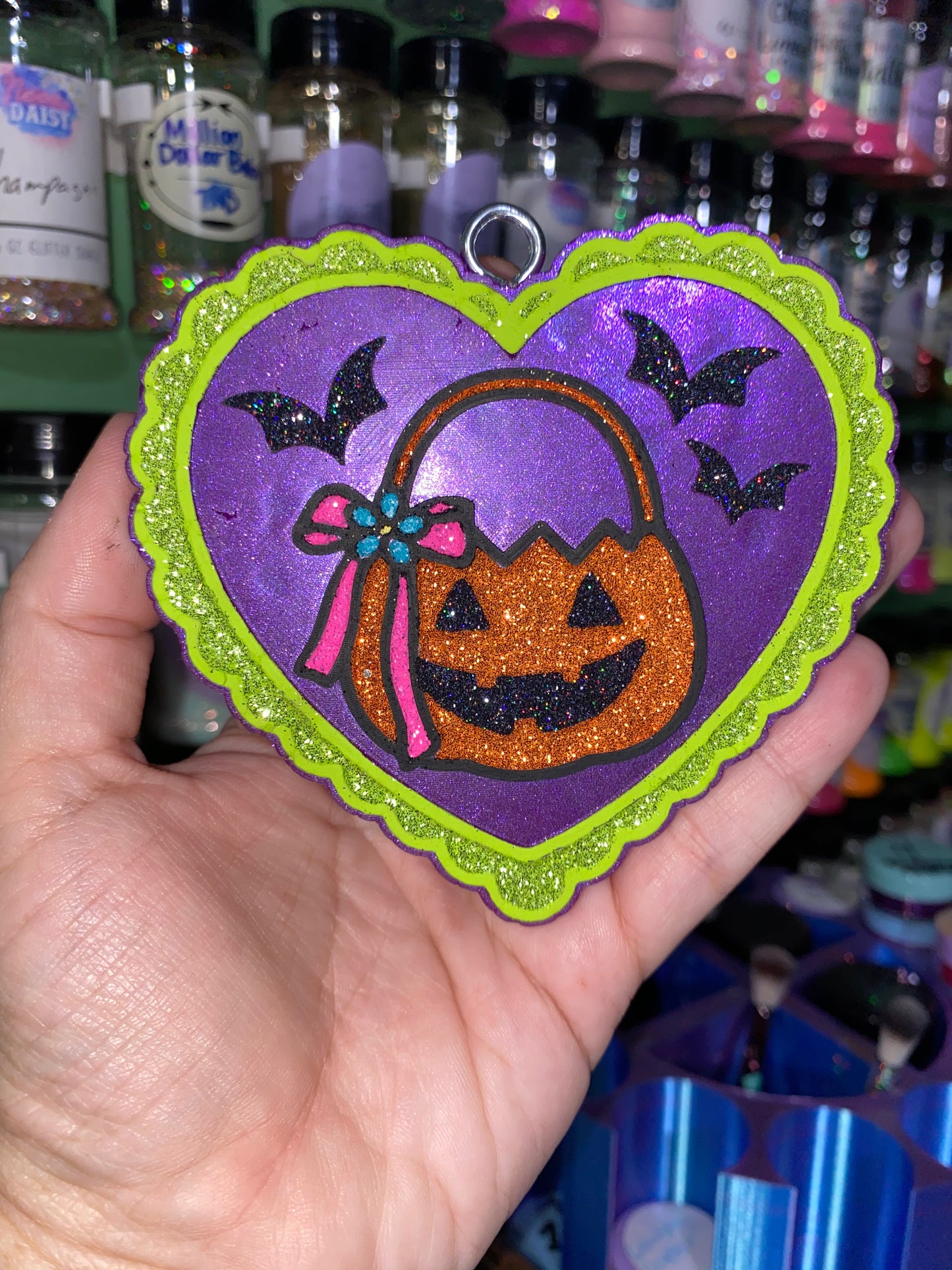 Halloween Heart Freshie