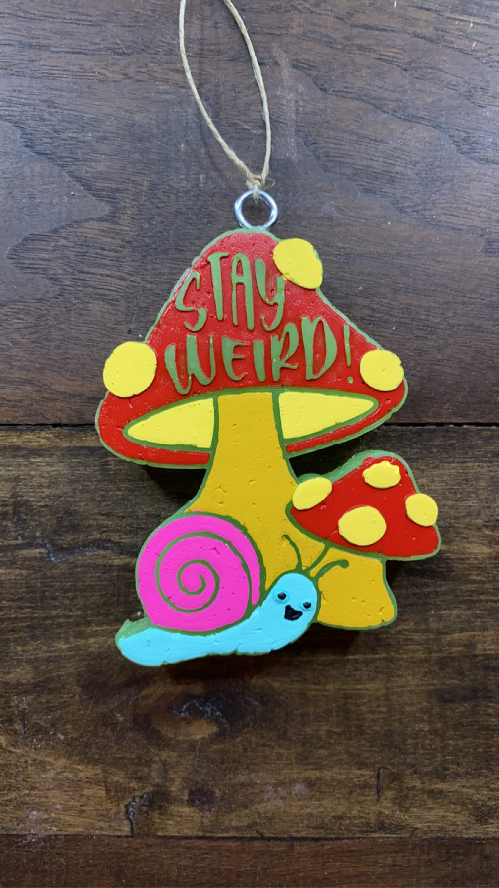 Stay Weird Mushroom Freshie