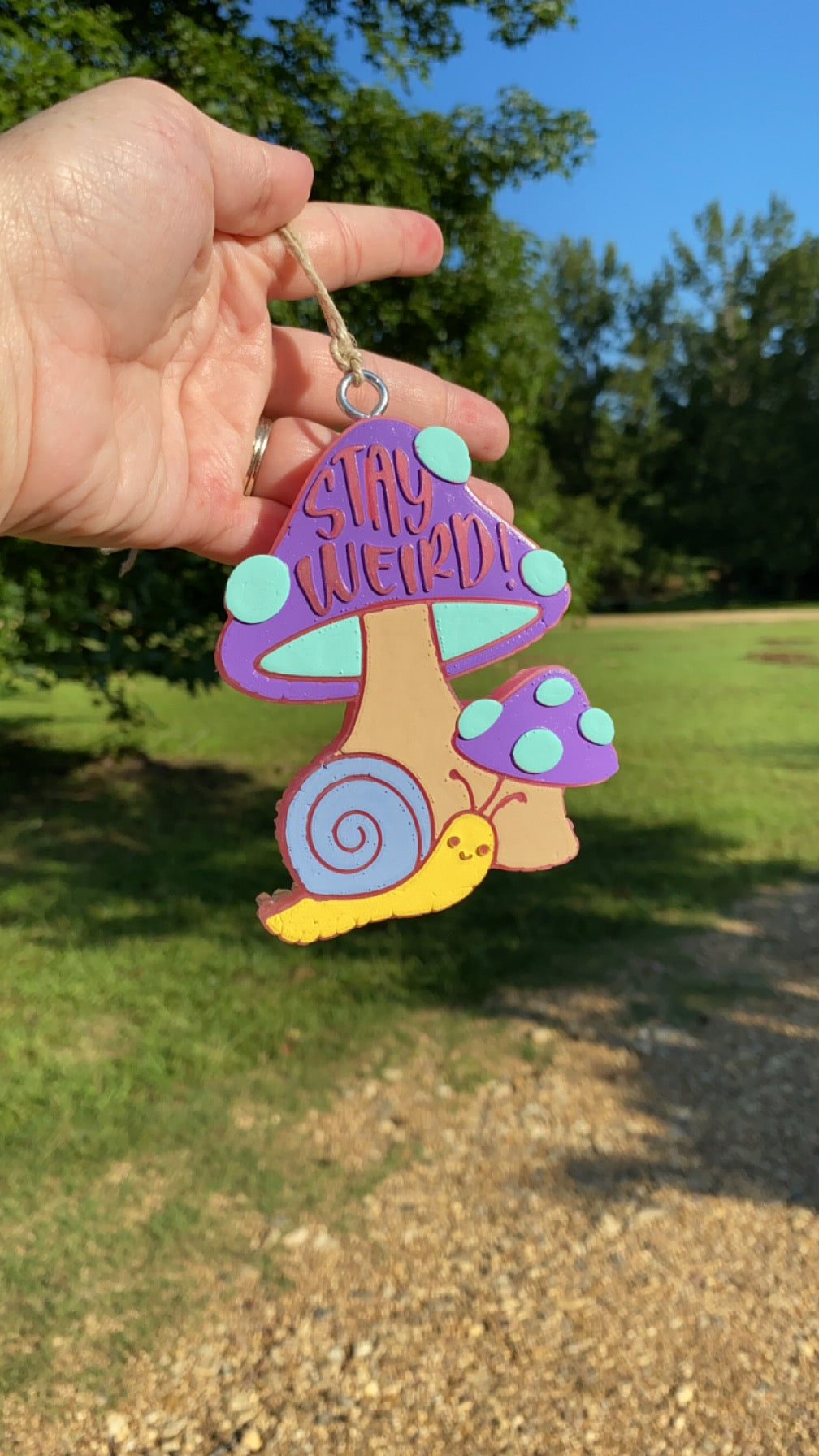 Stay Weird Mushroom Freshie