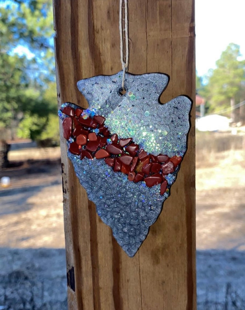 Stone Arrowhead Freshie